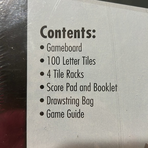 Hasbro Scrabble Game new in box - Silver Line Edition -unopened/sealed - Picture 7 of 9